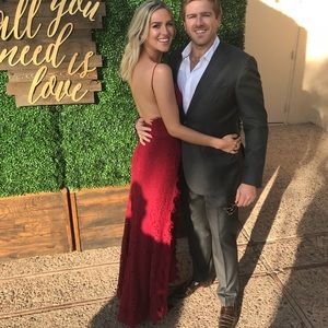 LOVERS + FRIENDS BURGUNDY DRESS SZ4 REVOLVE